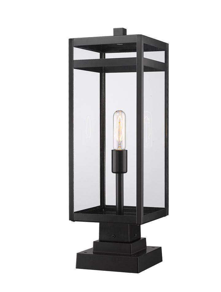 Z-Lite Lighting 596PHBS-SQPM-BK  Nuri Outdoor Black