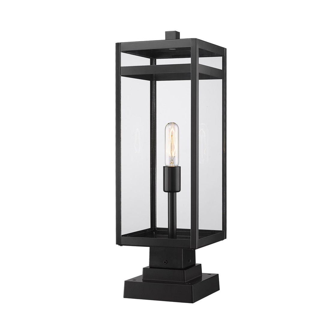 Z-Lite Lighting 596PHBS-SQPM-BK  Nuri Outdoor Black