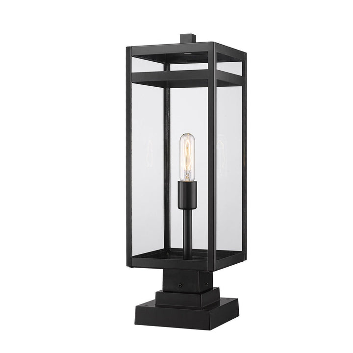 Z-Lite Lighting 596PHBS-SQPM-BK  Nuri Outdoor Black