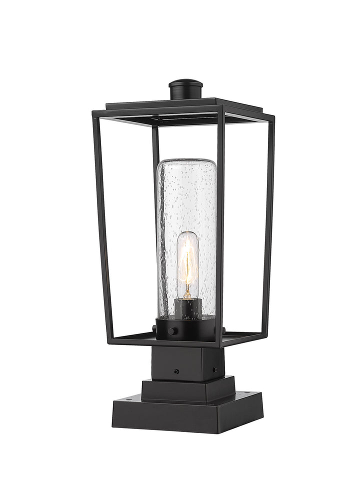 Z-Lite Lighting 594PHMS-SQPM-BK  Sheridan Outdoor Black