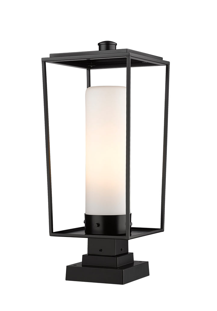 Z-Lite Lighting 595PHBS-SQPM-BK  Sheridan Outdoor Black