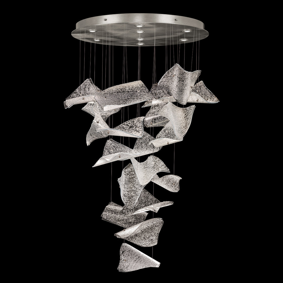 Fine Art Elevate 895840-161ST Chandelier Light - Silver Leaf