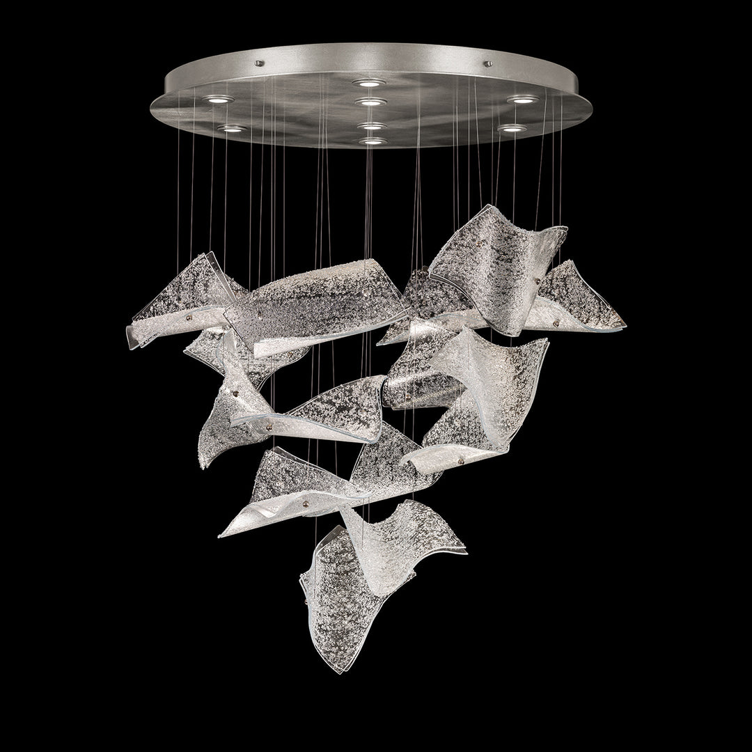 Fine Art Elevate 895840-162ST Chandelier Light - Silver Leaf