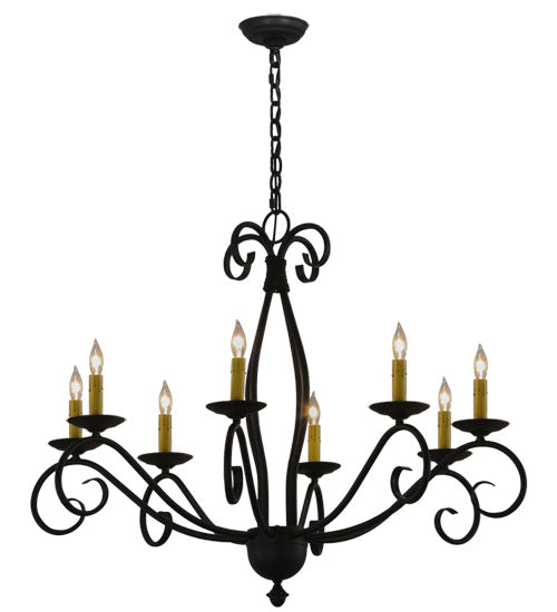 Meyda Tiffany Sienna 115923 Chandelier Light - Blackwash