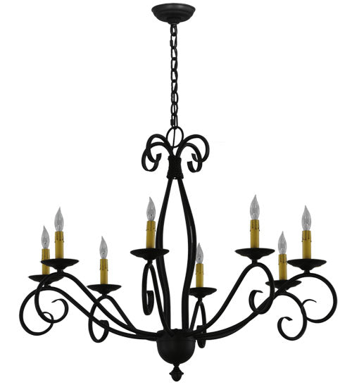 Meyda Tiffany Sienna 115923 Chandelier Light - Blackwash