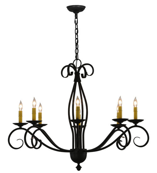 Meyda Tiffany Sienna 115923 Chandelier Light - Blackwash