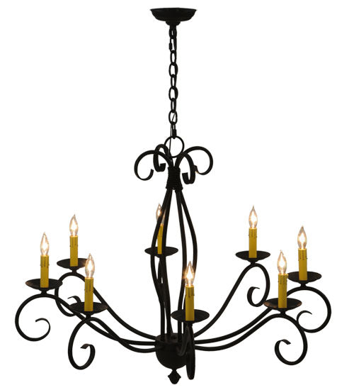 Meyda Tiffany Sienna 115923 Chandelier Light - Blackwash