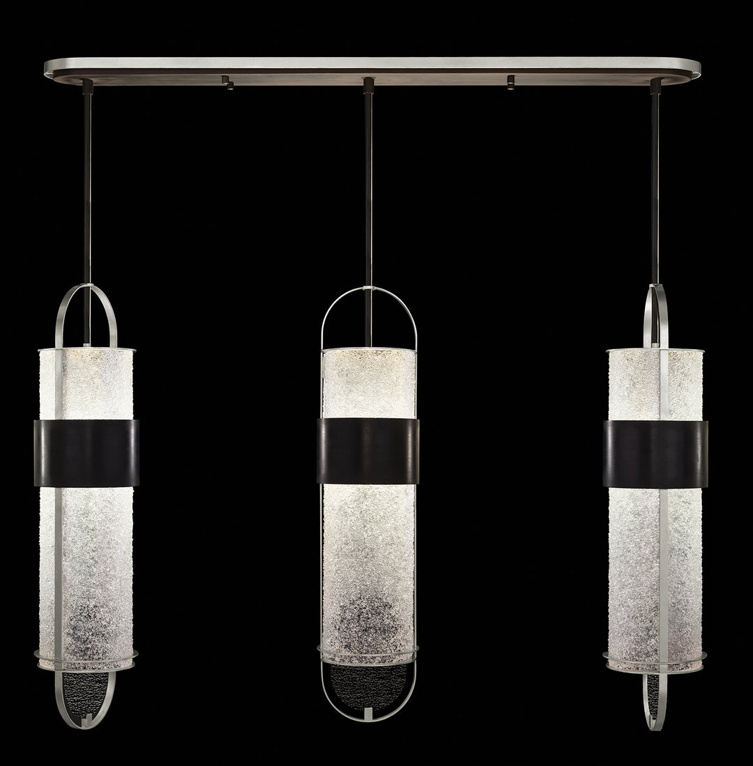 Fine Art Bond 926140-11ST Pendant Light - Black/Silver