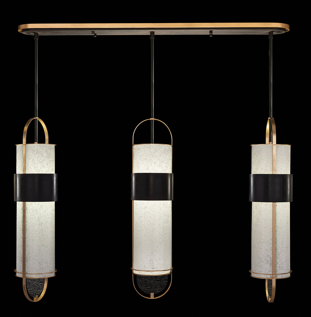 Fine Art Bond 926140-22ST Pendant Light - Black/Gold