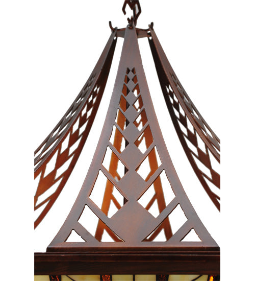 Meyda Tiffany Sonoma 115997 Pendant Light - Red Rust