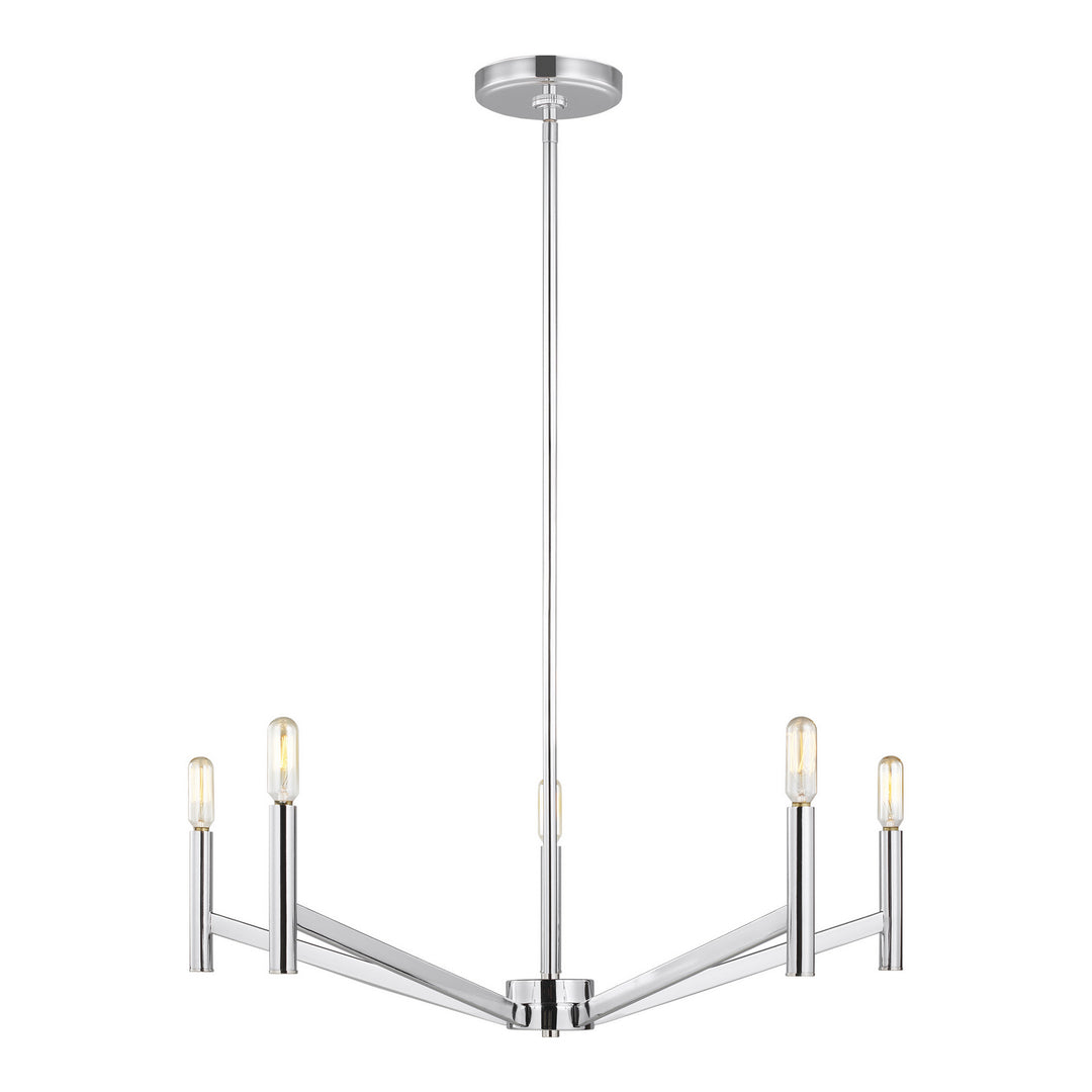 Visual Comfort Studio Vector 3124305-05 Chandelier Light - Chrome