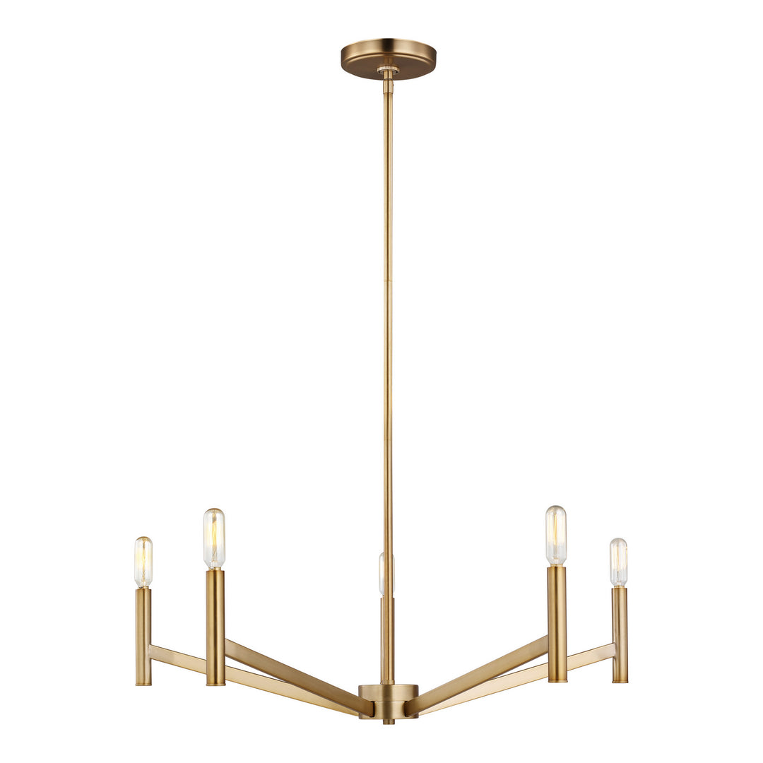 Visual Comfort Studio Vector 3124305EN-848 Chandelier Light - Satin Brass