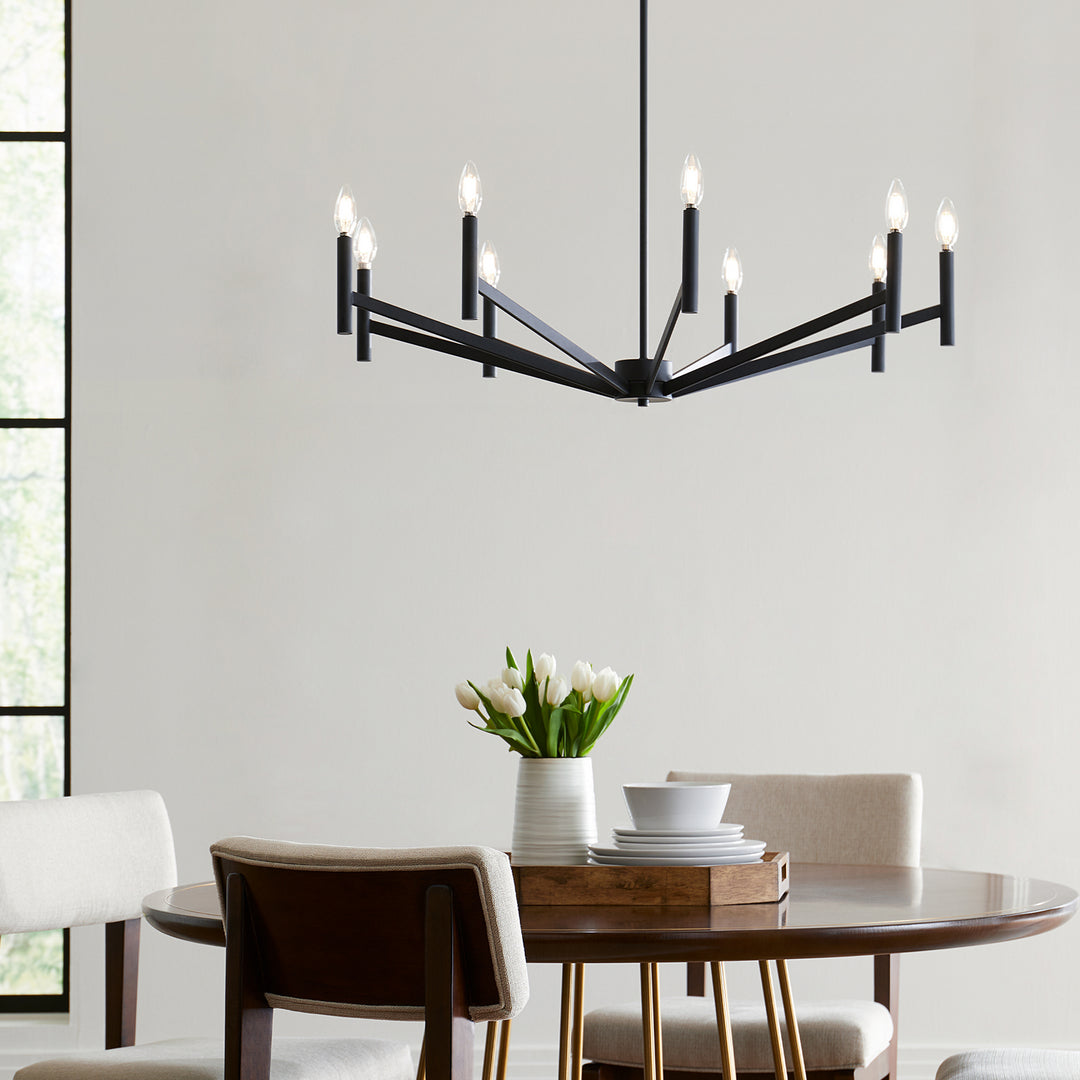 Visual Comfort Studio Vector 3124309-112 Chandelier Light - Midnight Black