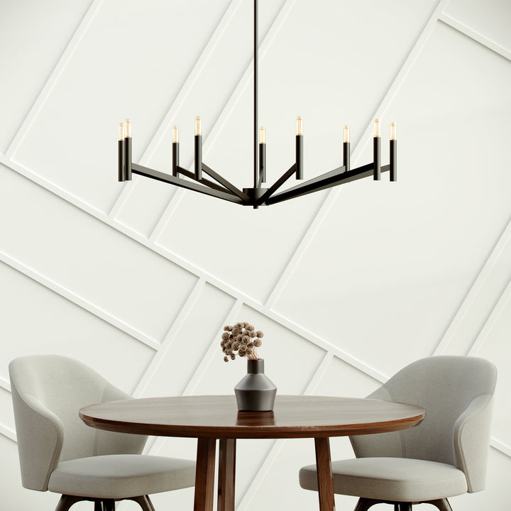 Visual Comfort Studio Vector 3124309-112 Chandelier Light - Midnight Black