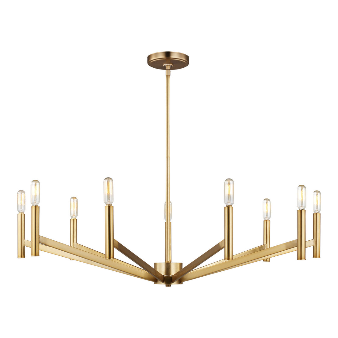 Visual Comfort Studio Vector 3124309-848 Chandelier Light - Satin Brass