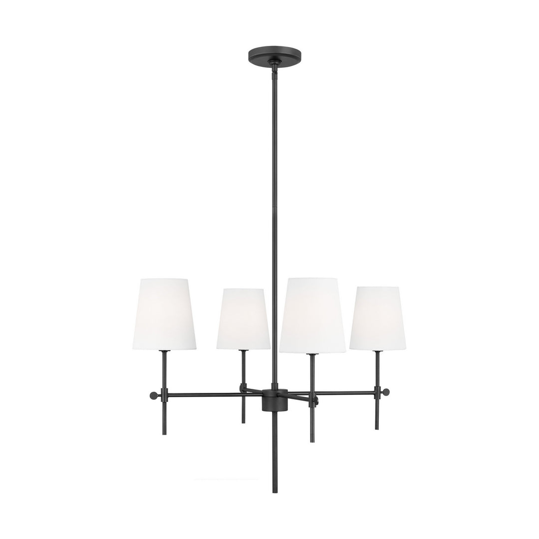 Visual Comfort Studio Baker 3187204-112 Chandelier Light - Midnight Black
