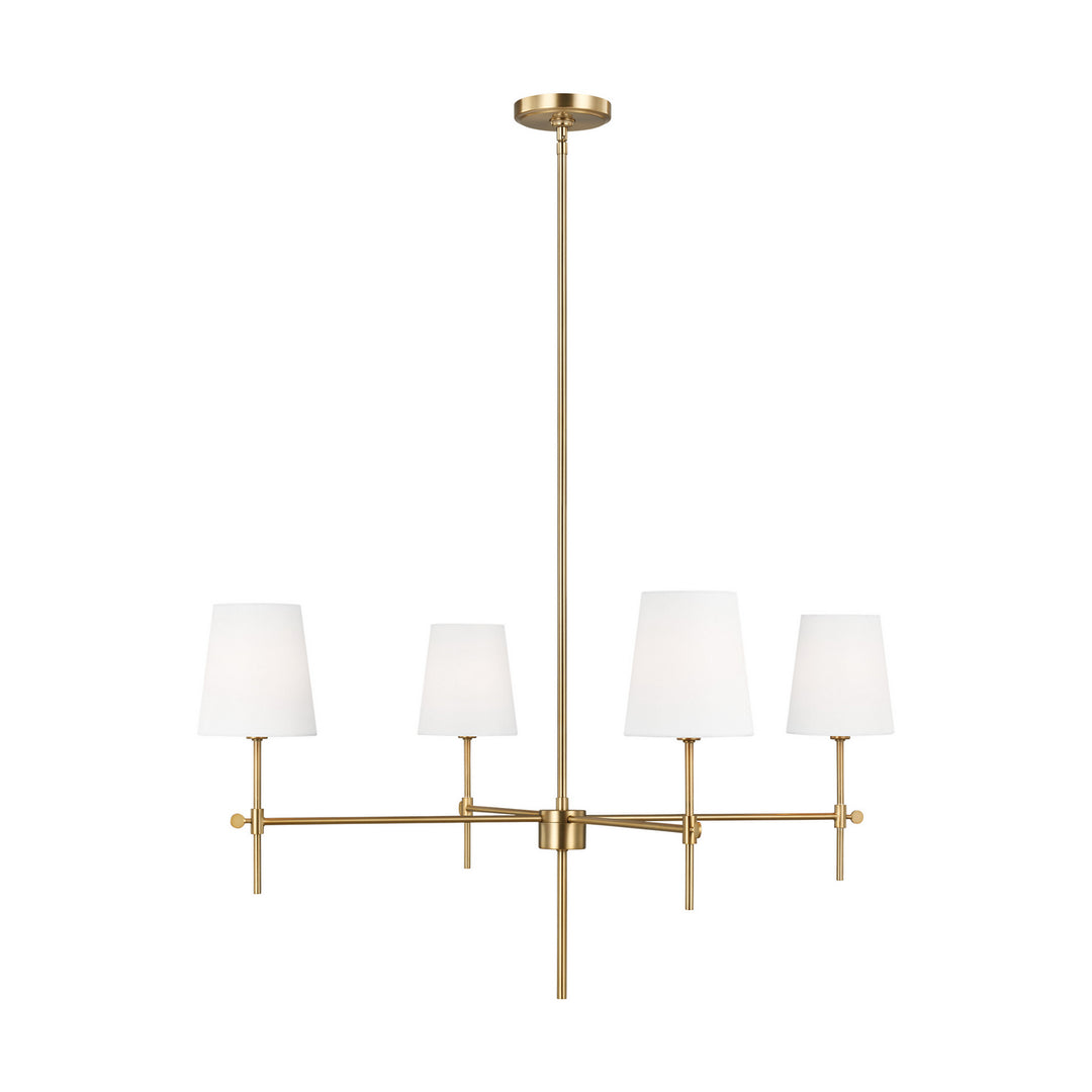 Visual Comfort Studio Baker 3287204-848 Chandelier Light - Satin Brass