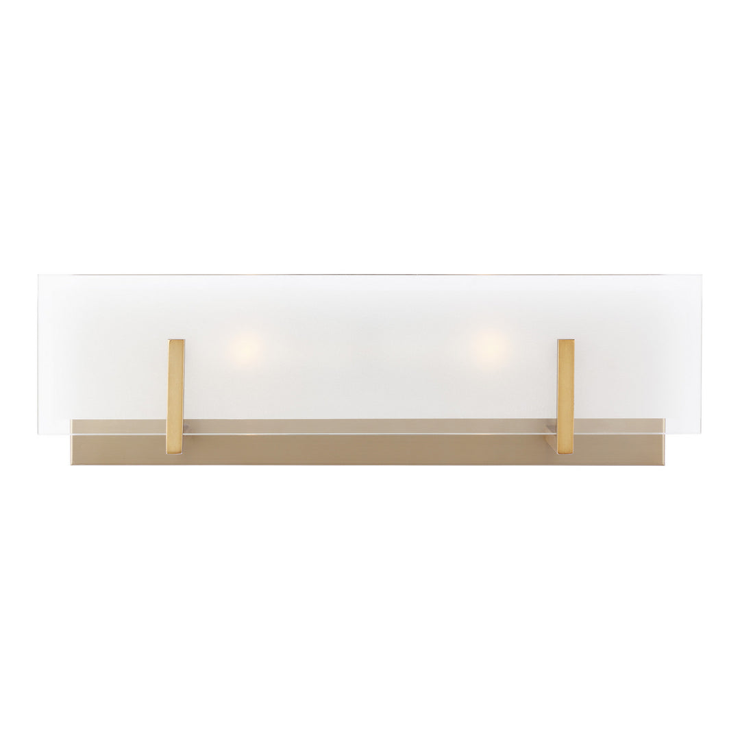 Visual Comfort Studio Syll 4430802EN-848 Bath Vanity Light 18 in. wide - Satin Brass