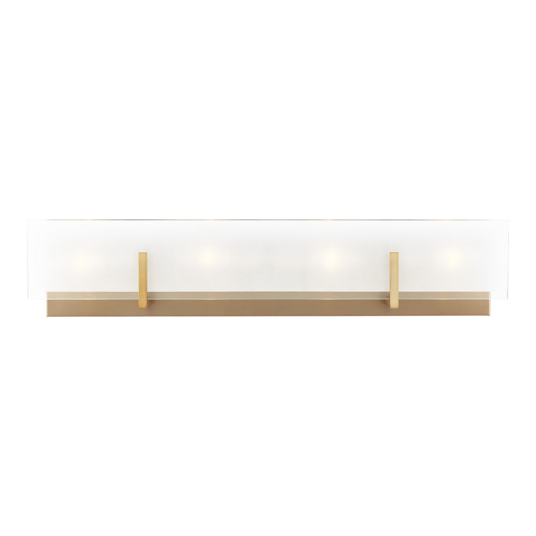 Visual Comfort Studio Syll 4430804-848 Bath Vanity Light 26 in. wide - Satin Brass