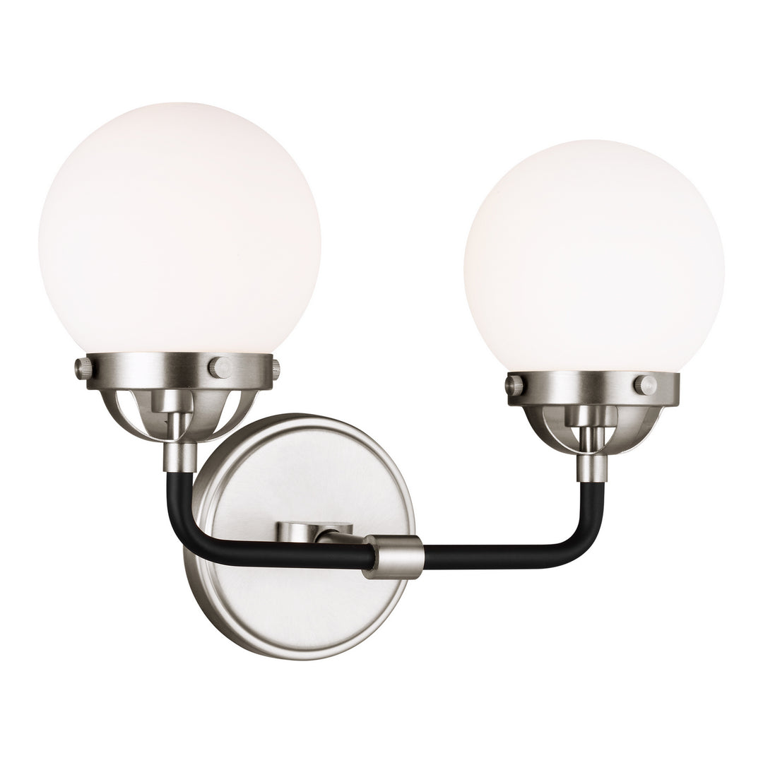 Visual Comfort Studio Cafe 4487902EN-962 Bath Vanity Light 14 in. wide - Brushed Nickel