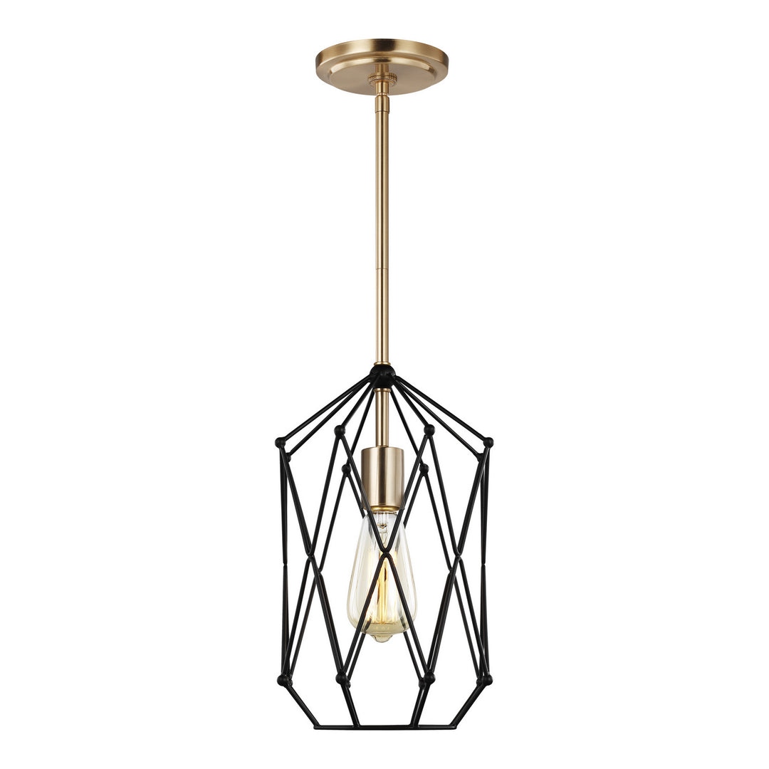 Visual Comfort Studio Zarra 5134101-848 Pendant Light - Satin Brass