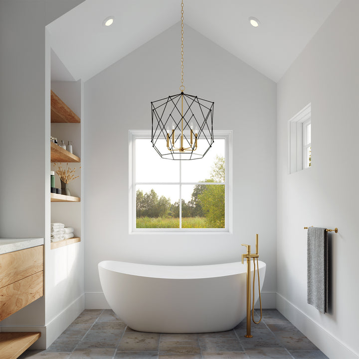 Visual Comfort Studio Zarra 5334105-848 Pendant Light - Satin Brass