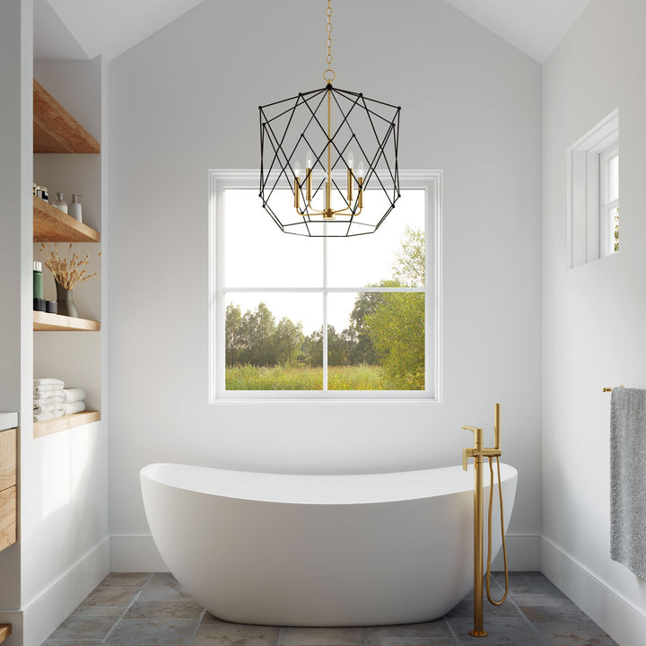 Visual Comfort Studio Zarra 5334105-848 Pendant Light - Satin Brass