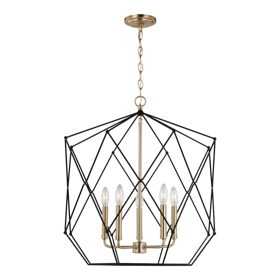 Visual Comfort Studio Zarra 5334105-848 Pendant Light - Satin Brass