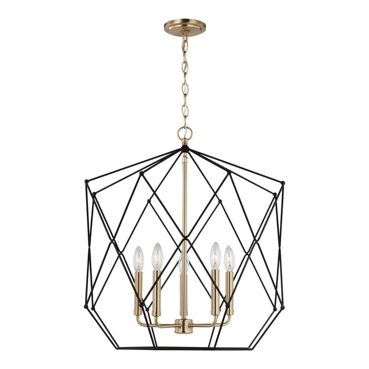 Visual Comfort Studio Zarra 5334105-848 Pendant Light - Satin Brass