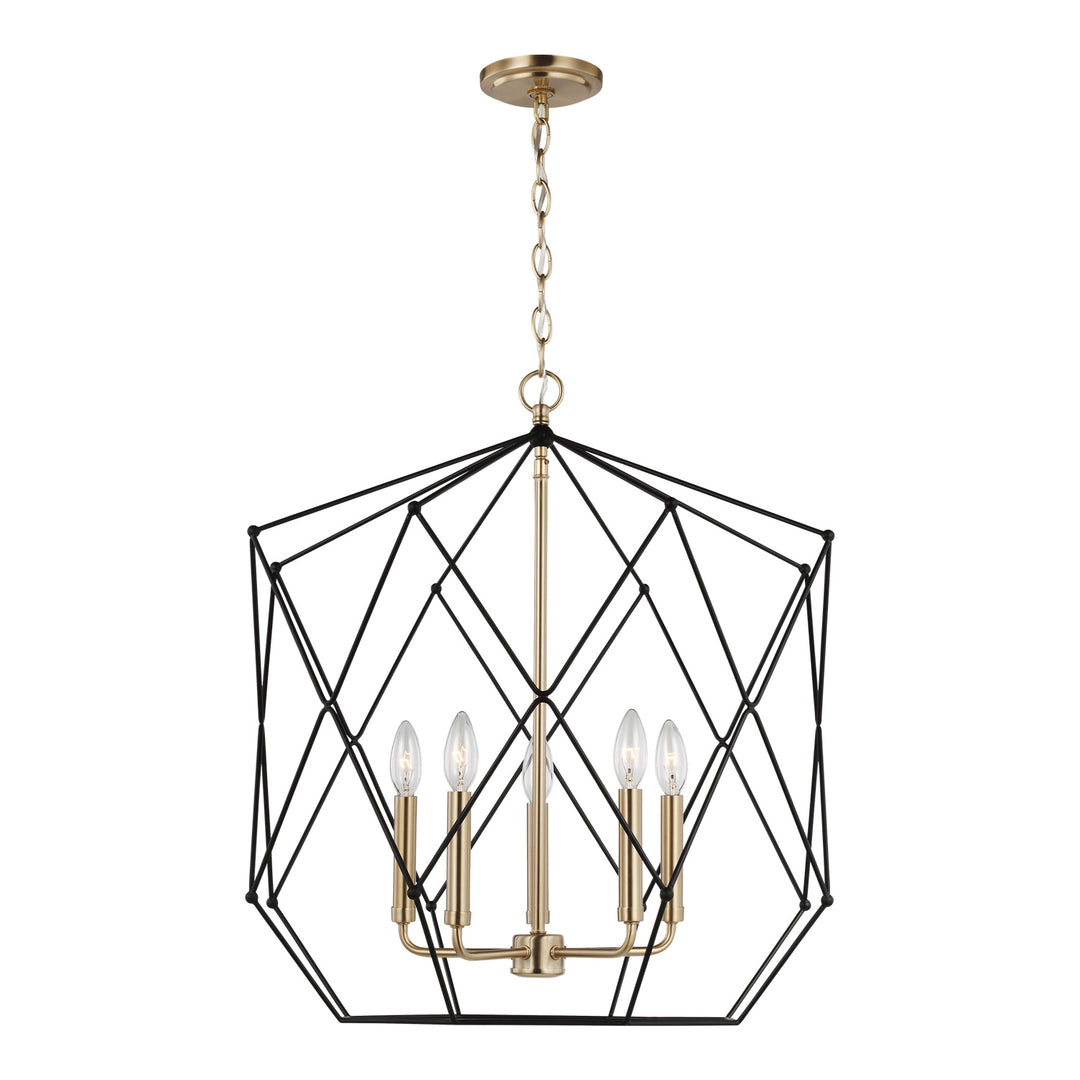 Visual Comfort Studio Zarra 5334105EN-848 Pendant Light - Satin Brass