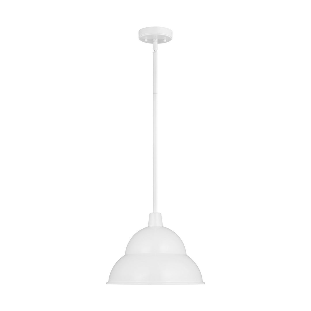 Visual Comfort Studio 6236701-15 Barn Light One Light Outdoor Pendant Outdoor White