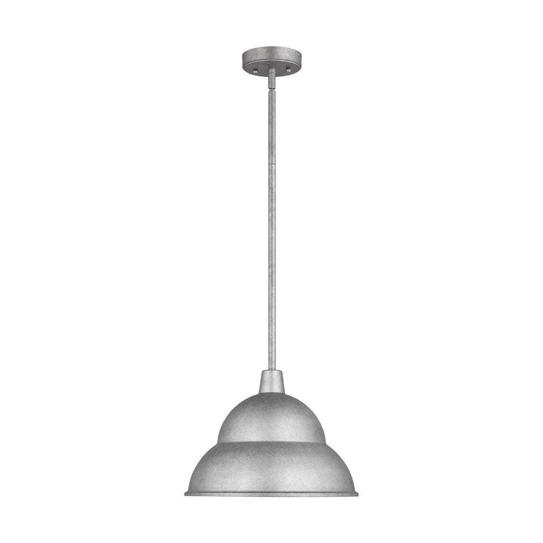 Visual Comfort Studio 6236701-57 Barn Light One Light Outdoor Pendant Outdoor Pewter, Nickel, Silver