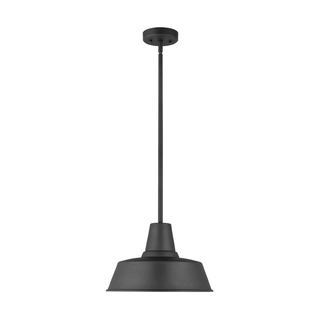 Visual Comfort Studio 6237401-12 Barn Light One Light Outdoor Pendant Outdoor Black