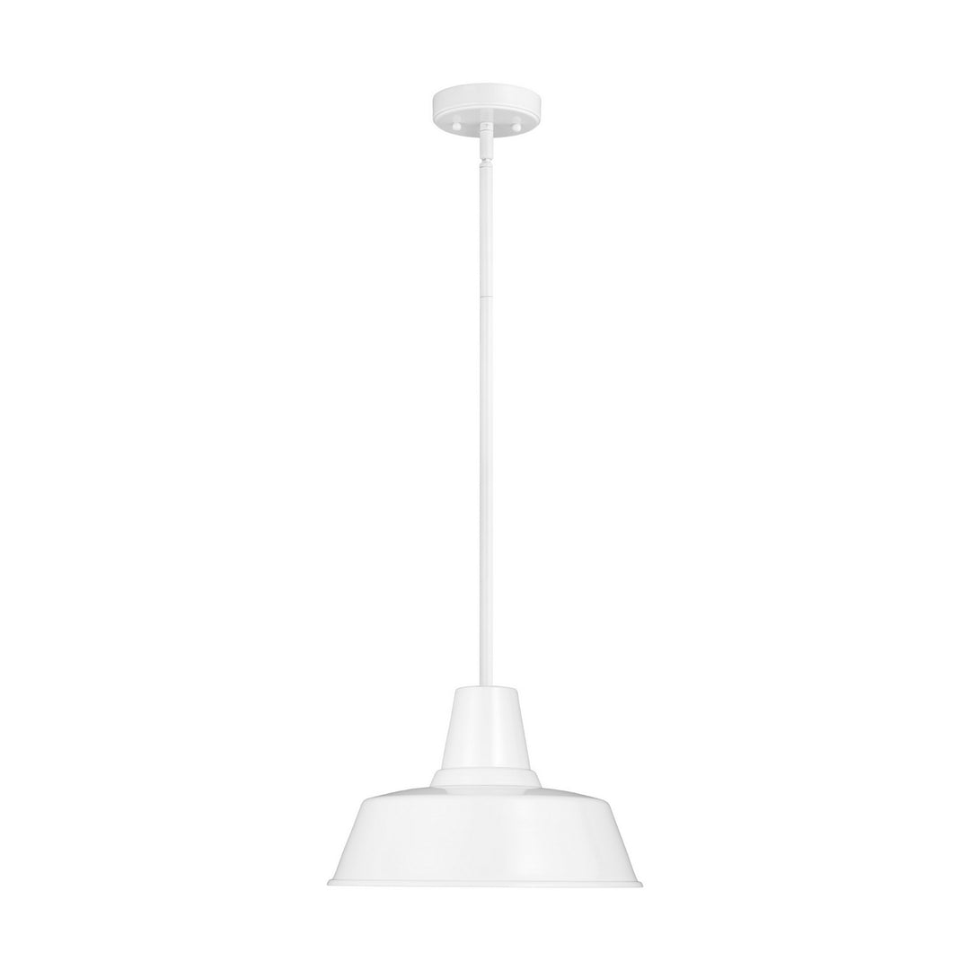 Visual Comfort Studio 6237401EN3-15 Barn Light One Light Outdoor Pendant Outdoor White
