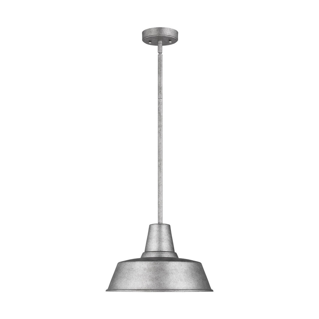 Visual Comfort Studio 6237401EN3-57 Barn Light One Light Outdoor Pendant Outdoor Pewter, Nickel, Silver
