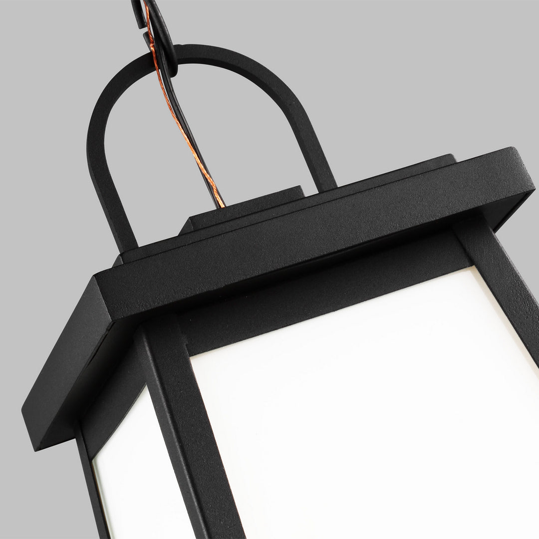 Visual Comfort Studio 6248401-12 Founders One Light Outdoor Pendant Outdoor Black