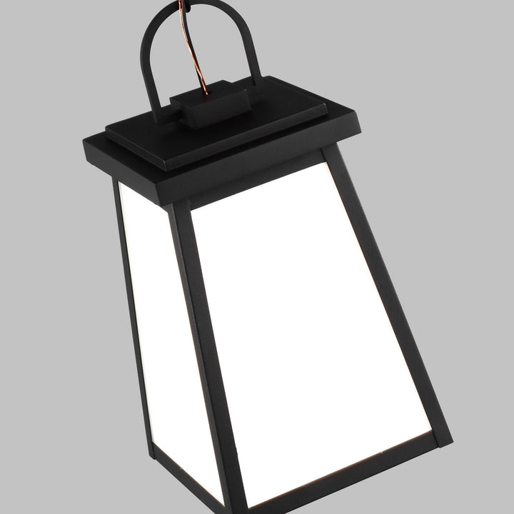 Visual Comfort Studio 6248401-12 Founders One Light Outdoor Pendant Outdoor Black