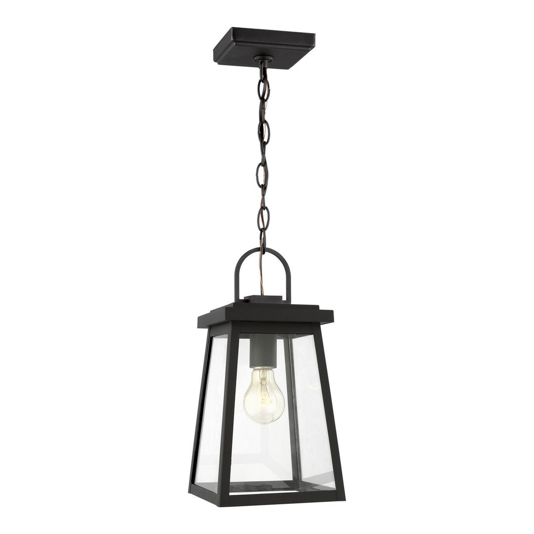 Visual Comfort Studio 6248401-12 Founders One Light Outdoor Pendant Outdoor Black