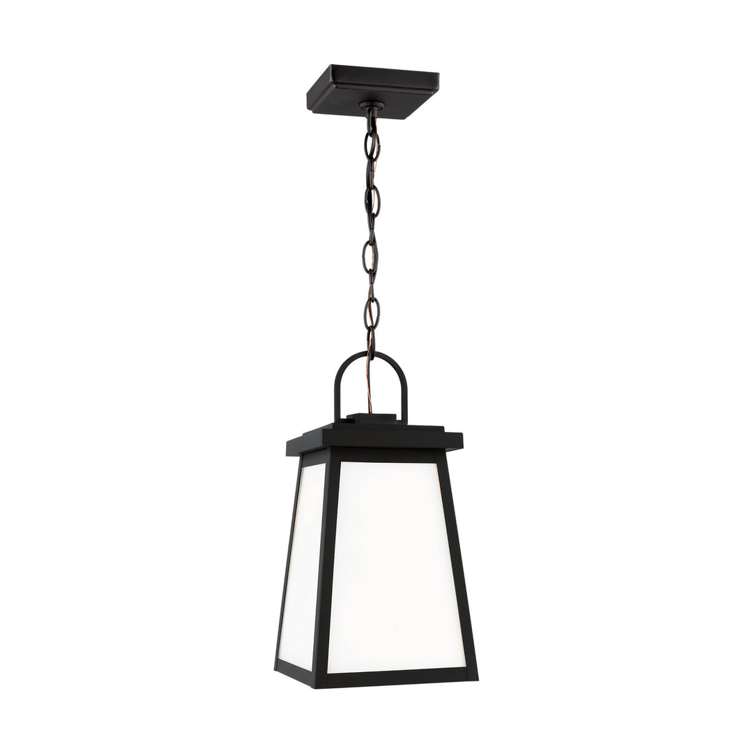 Visual Comfort Studio 6248401EN3-12 Founders One Light Outdoor Pendant Outdoor Black