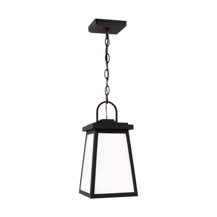 Visual Comfort Studio 6248401EN3-12 Founders One Light Outdoor Pendant Outdoor Black