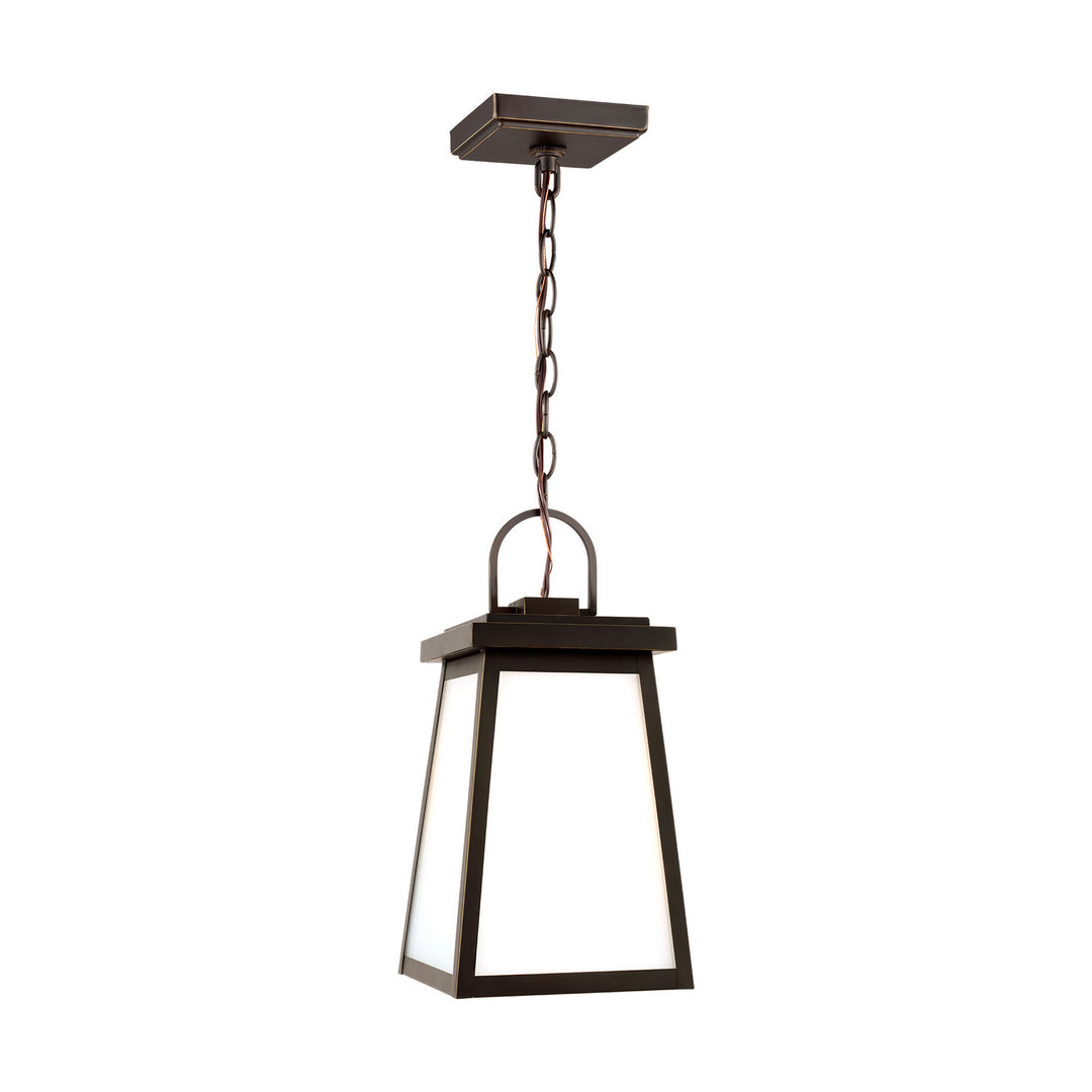 Visual Comfort Studio 6248401EN3-71 Founders One Light Outdoor Pendant Outdoor Bronze / Dark