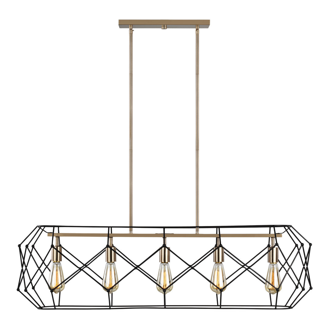 Visual Comfort Studio Zarra 6634105-848 Pendant Light - Satin Brass
