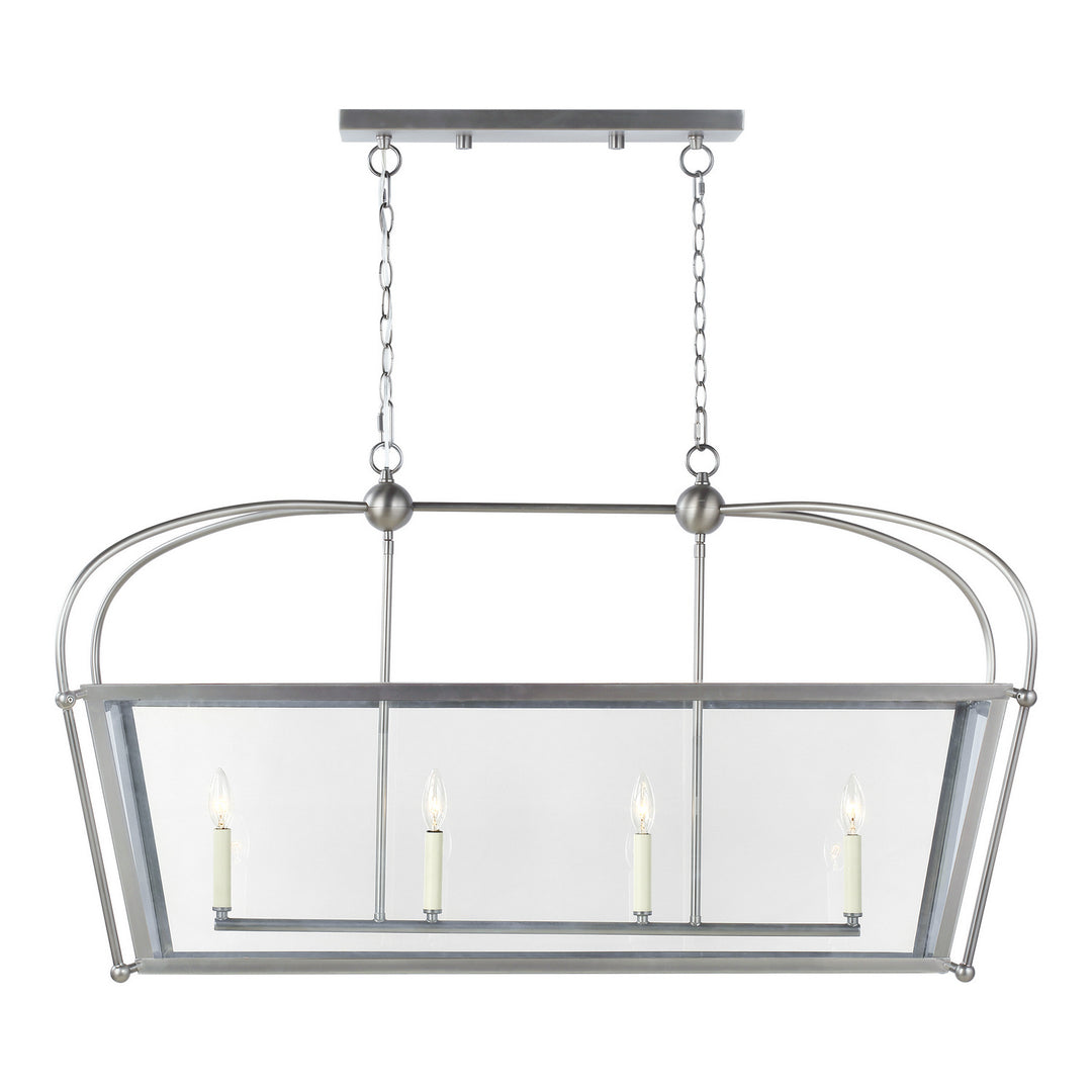Visual Comfort Studio Charleston 6691004EN-965 Pendant Light - Antique Brushed Nickel