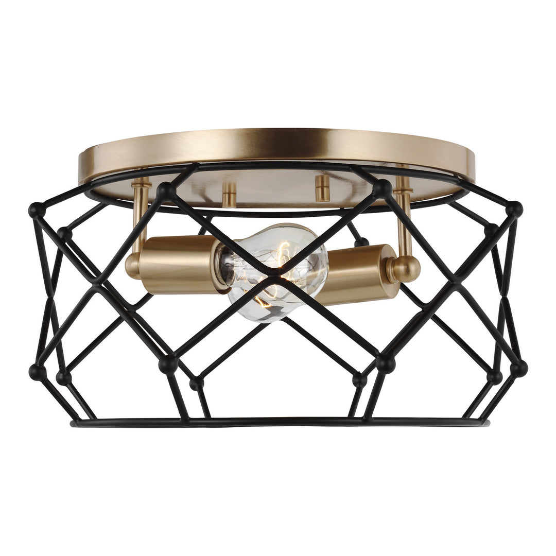 Visual Comfort Studio Zarra 7534102-848 Ceiling Light - Satin Brass