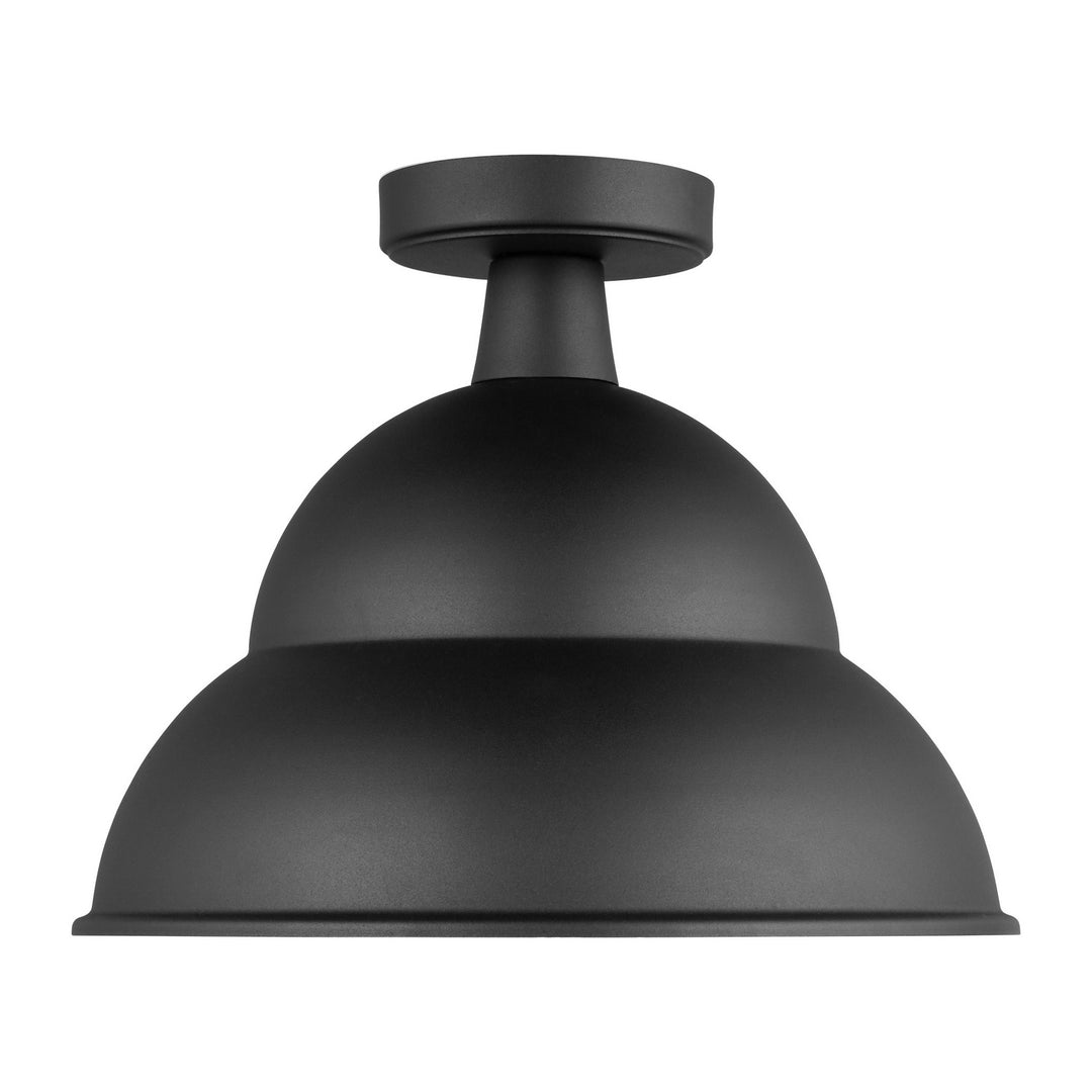 Visual Comfort Studio 7836701-12 Barn Light One Light Outdoor Flush Mount Outdoor Black