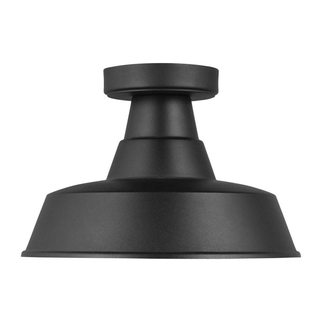 Visual Comfort Studio 7837401EN3-12 Barn Light One Light Outdoor Flush Mount Outdoor Black