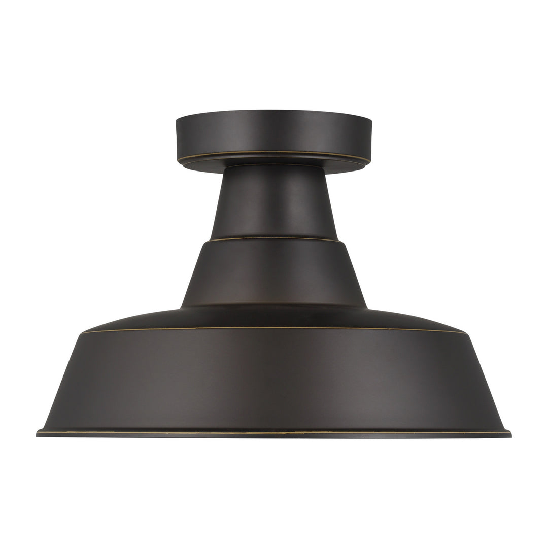 Visual Comfort Studio 7837401EN3-71 Barn Light One Light Outdoor Flush Mount Outdoor Bronze / Dark