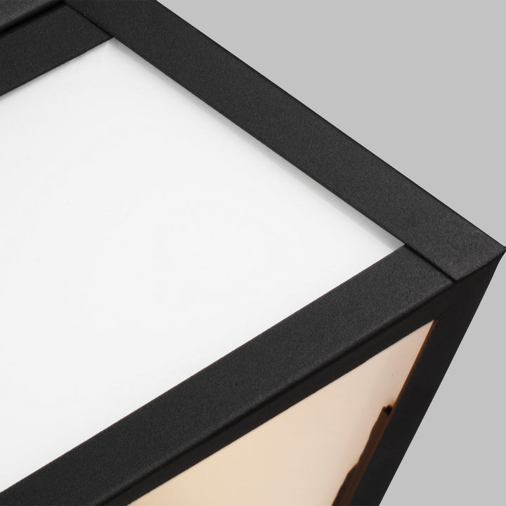 Visual Comfort Studio 7848402EN3-12 Founders Two Light Outdoor Flush Mount Outdoor Black