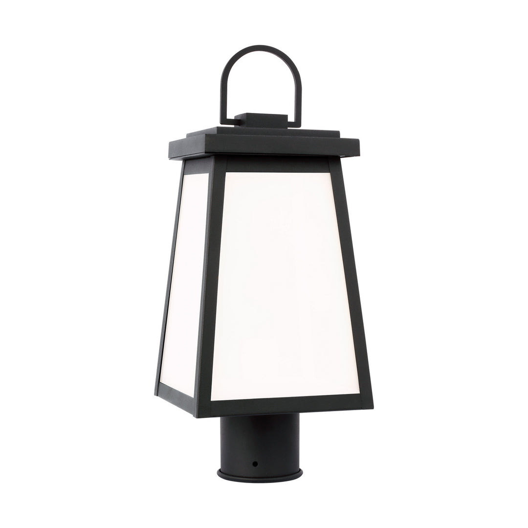 Visual Comfort Studio 8248401-12 Founders One Light Outdoor Post Lantern Outdoor Black
