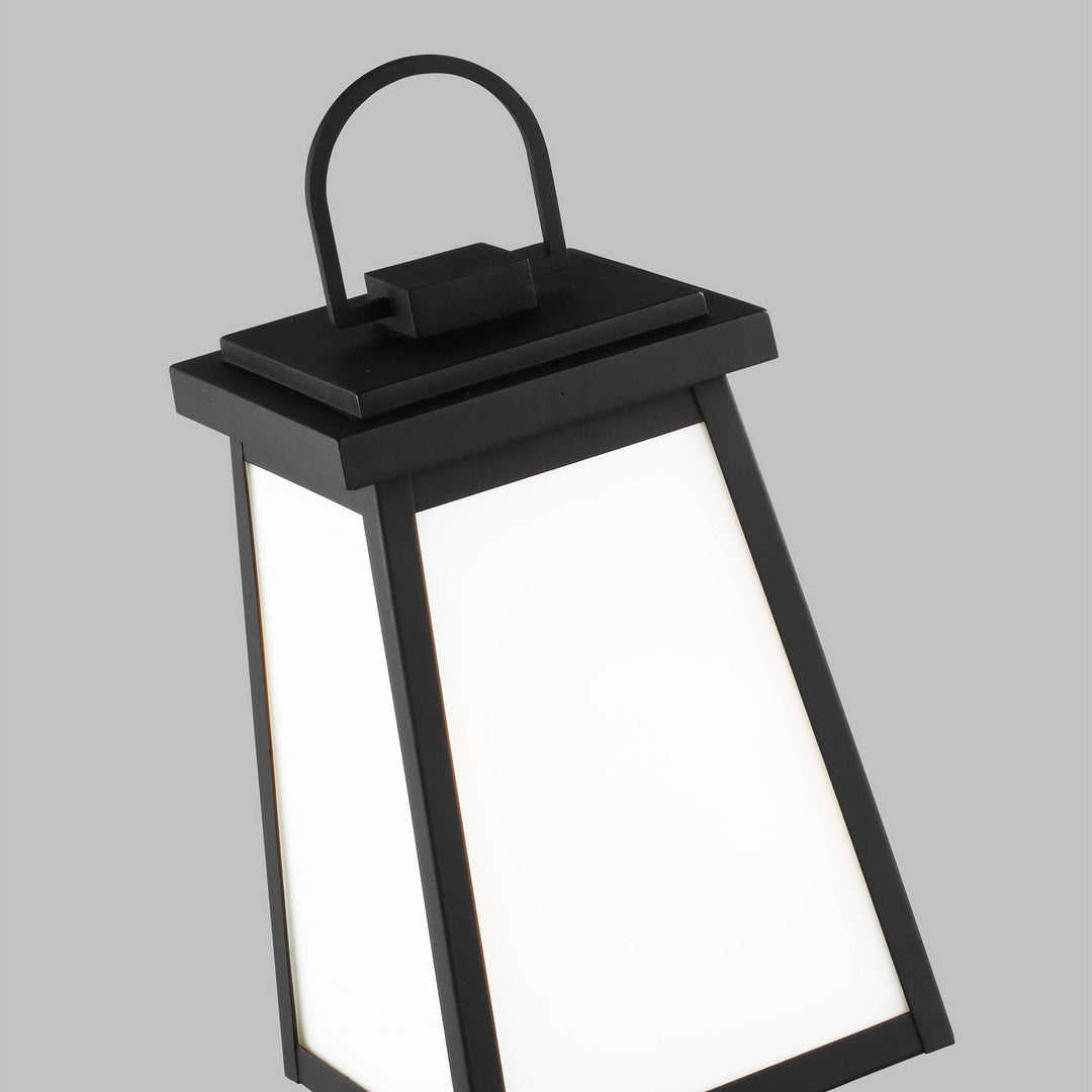 Visual Comfort Studio 8248401-12 Founders One Light Outdoor Post Lantern Outdoor Black